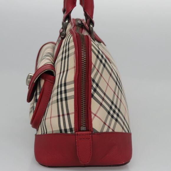 Burberry Nova Check Hand Bag Canvas Beige - Picture 3 of 16